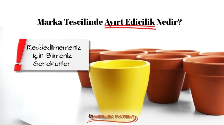 Marka Tescilinde Ayırt Edicilik Nedir?