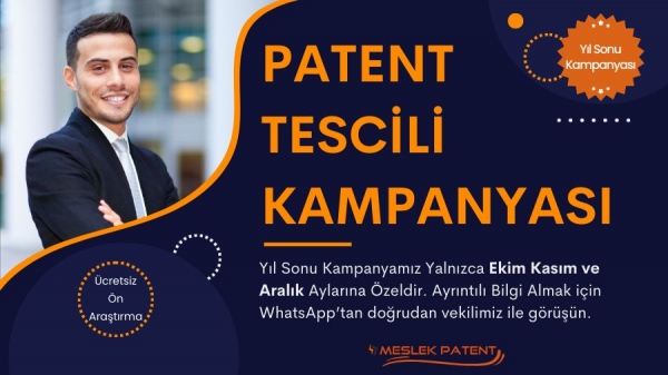 Yıl Sonu PATENT TESCİLİ Kampanyası